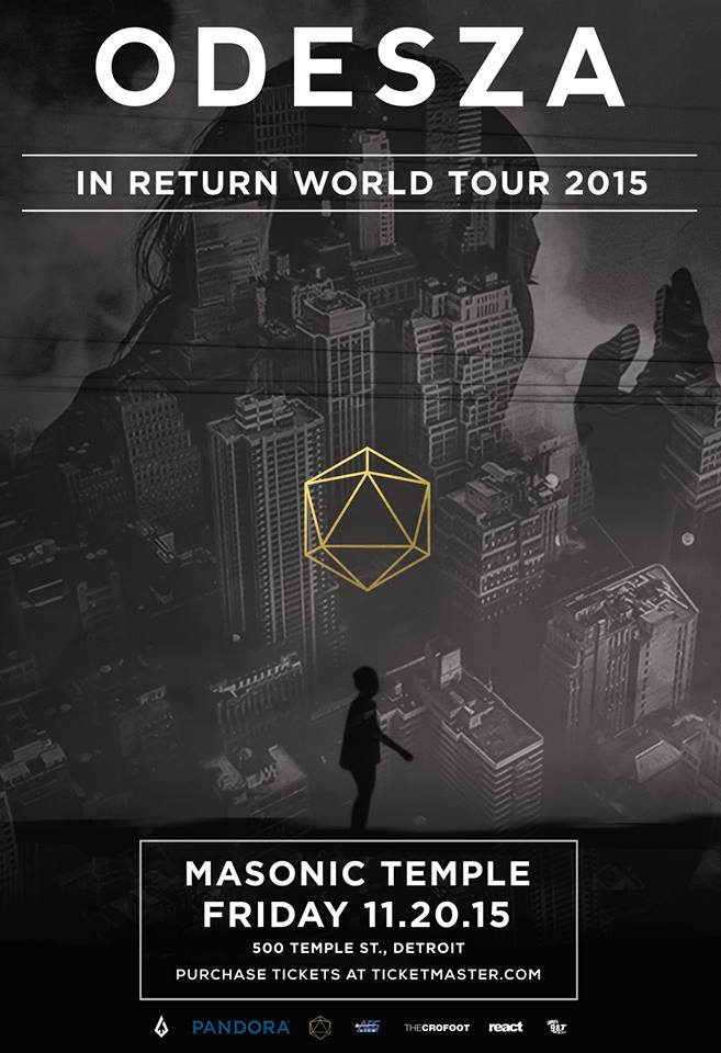 Odesza Masonic Temple (Detroit, MI) Tickets