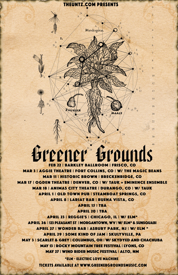 Greener Grounds spring 2017 tour