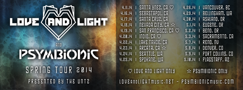 Love and Light Spring 2014 Tour