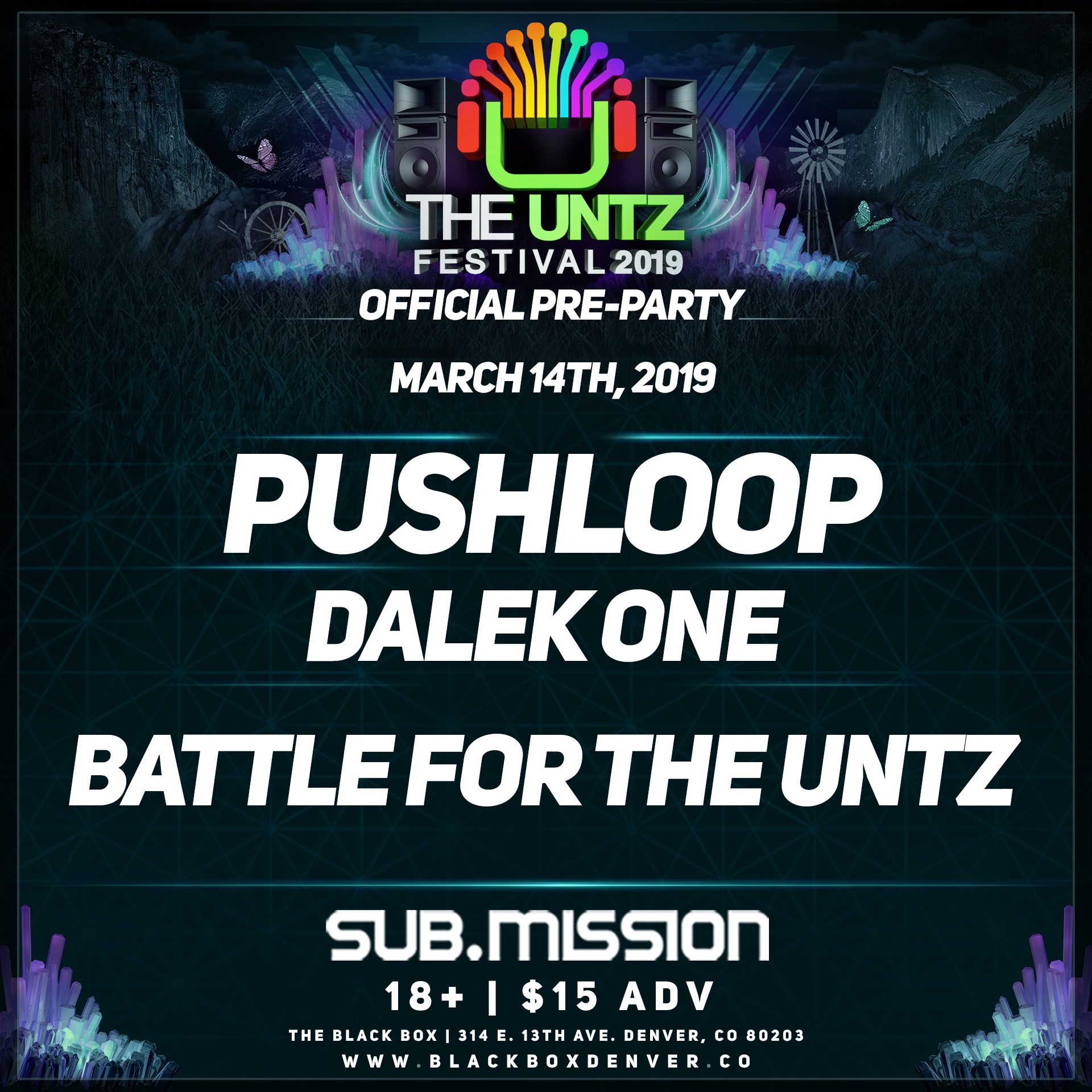 The Untz Festival Pre-Party Denver March 14