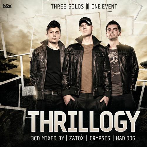 Album Art - Thrillogy 2012 mixed by Zatox, Crypsis and Mad Dog