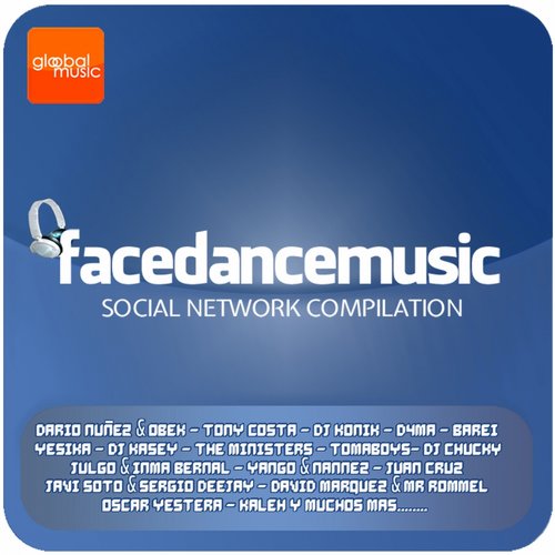 Album Art - Face Dance Music - Social Network Compilation