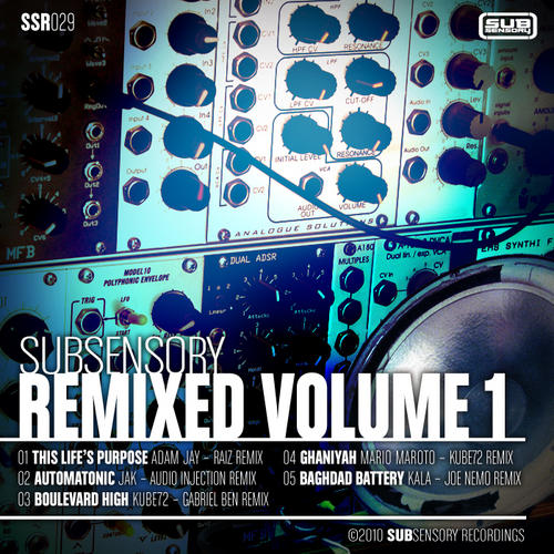Album Art - SubSensory Remixed Volume 1