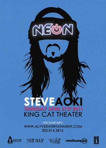 ***NEON*** w/ STEVE AOKI - Live in SEATTLE