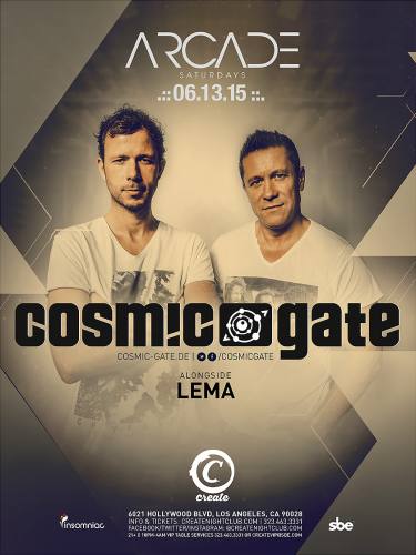 Cosmic Gate @ Create Nightclub (06-13-2015)