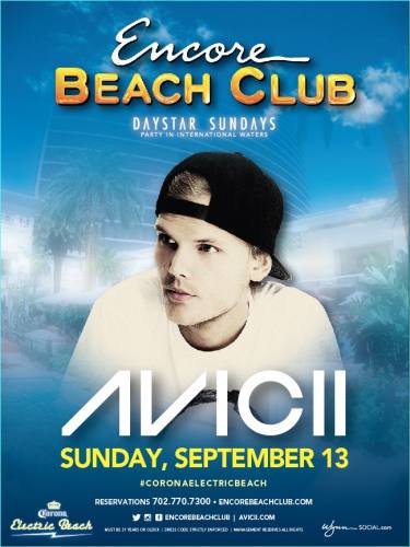 Avicii @ Encore Beach Club (09-13-2015)