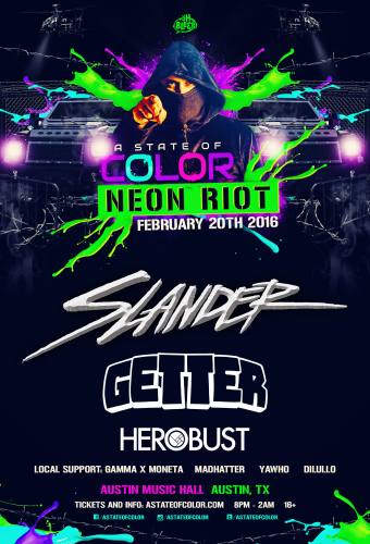 A State Of Color : Neon Riot Tour (Paint Party)