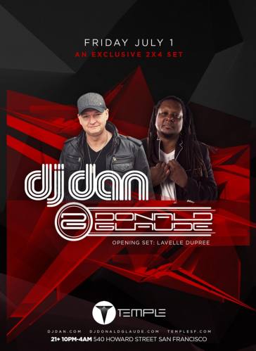 DJ Dan & Donald Glaude @ Temple