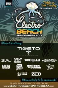 Tiesto, Zedd, & more confirmed for Electro Beach 2013 in Puerto Vallarta Preview