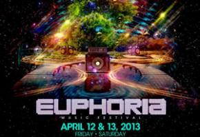 Euphoria Festival 2013 (New Braunfels, TX - April 12-13) Preview Preview