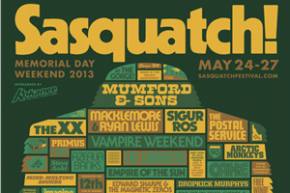 Sasquatch Festival / The Gorge (George, WA) / Day 3 Review 5.26.2013 Preview