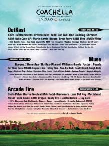 Coachella (April 11-13 & 18-20 - Indio, CA) reveals MONSTER lineup Preview