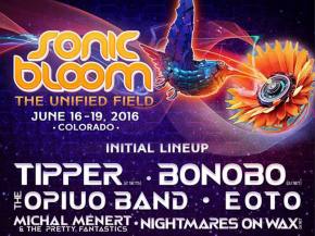 Bonobo, The Opiuo Band join Tipper on SONIC BLOOM 2016 initial lineup Preview